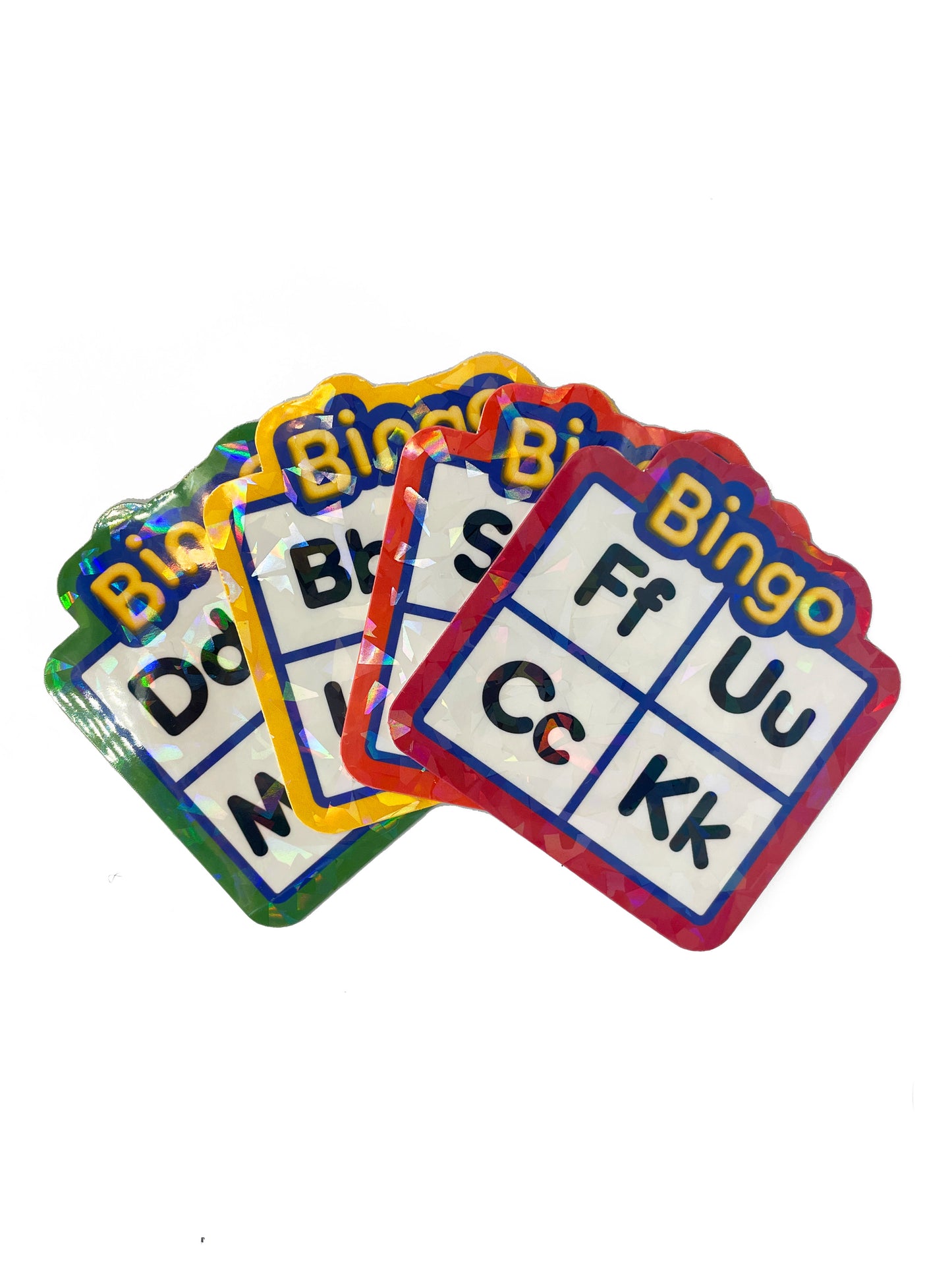 Emotionally Burdened Bingo - Holographic Sticker Pack